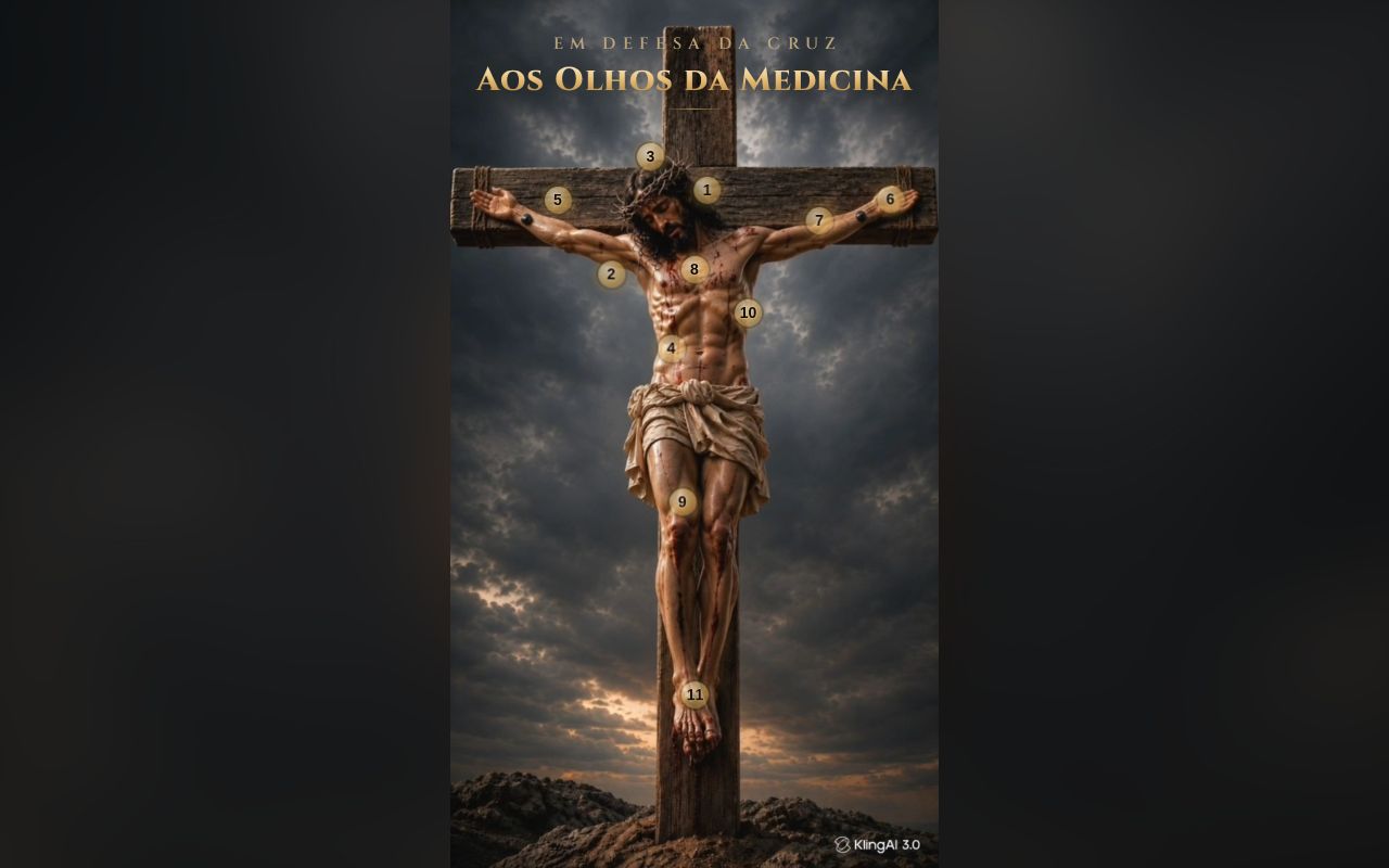 Preview of Site interativo: a prova médica da morte de Jesus na cruz