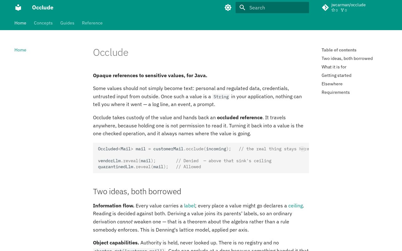Preview of Occlude