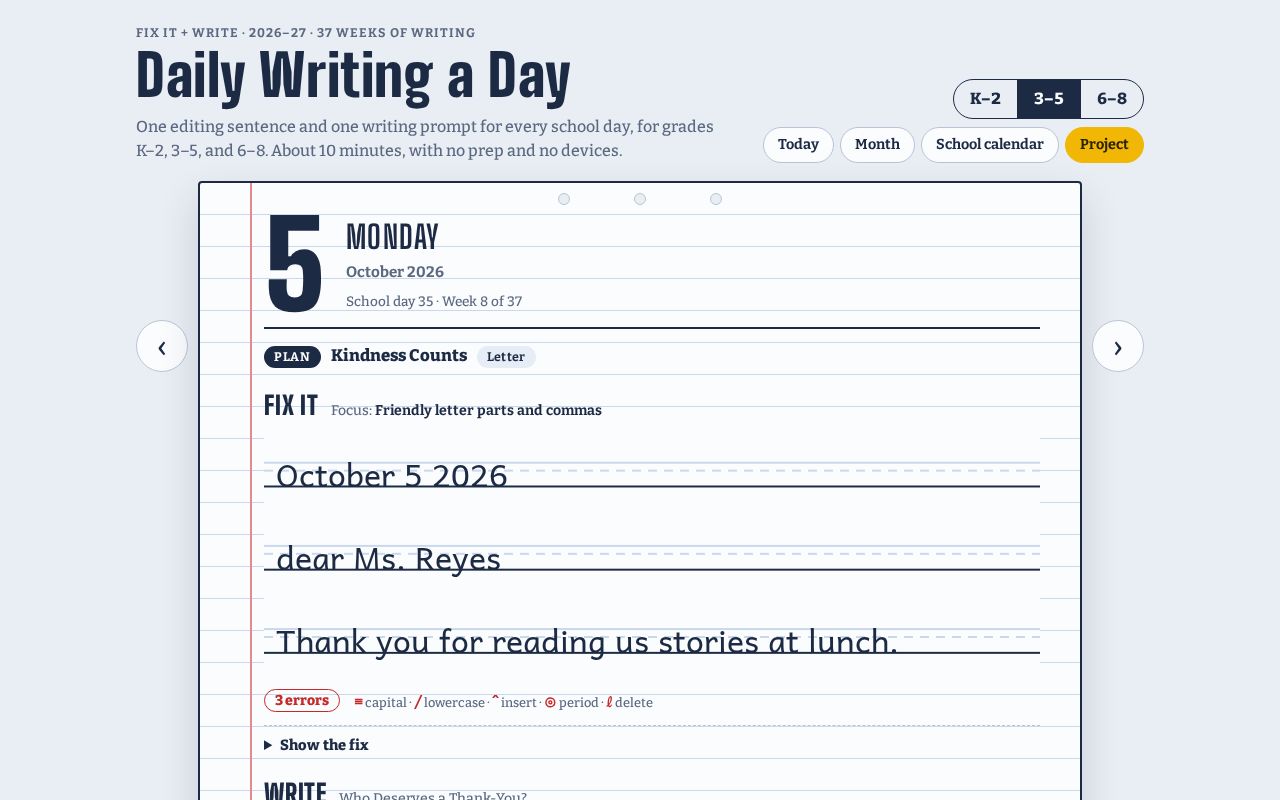 Preview of Writedaily