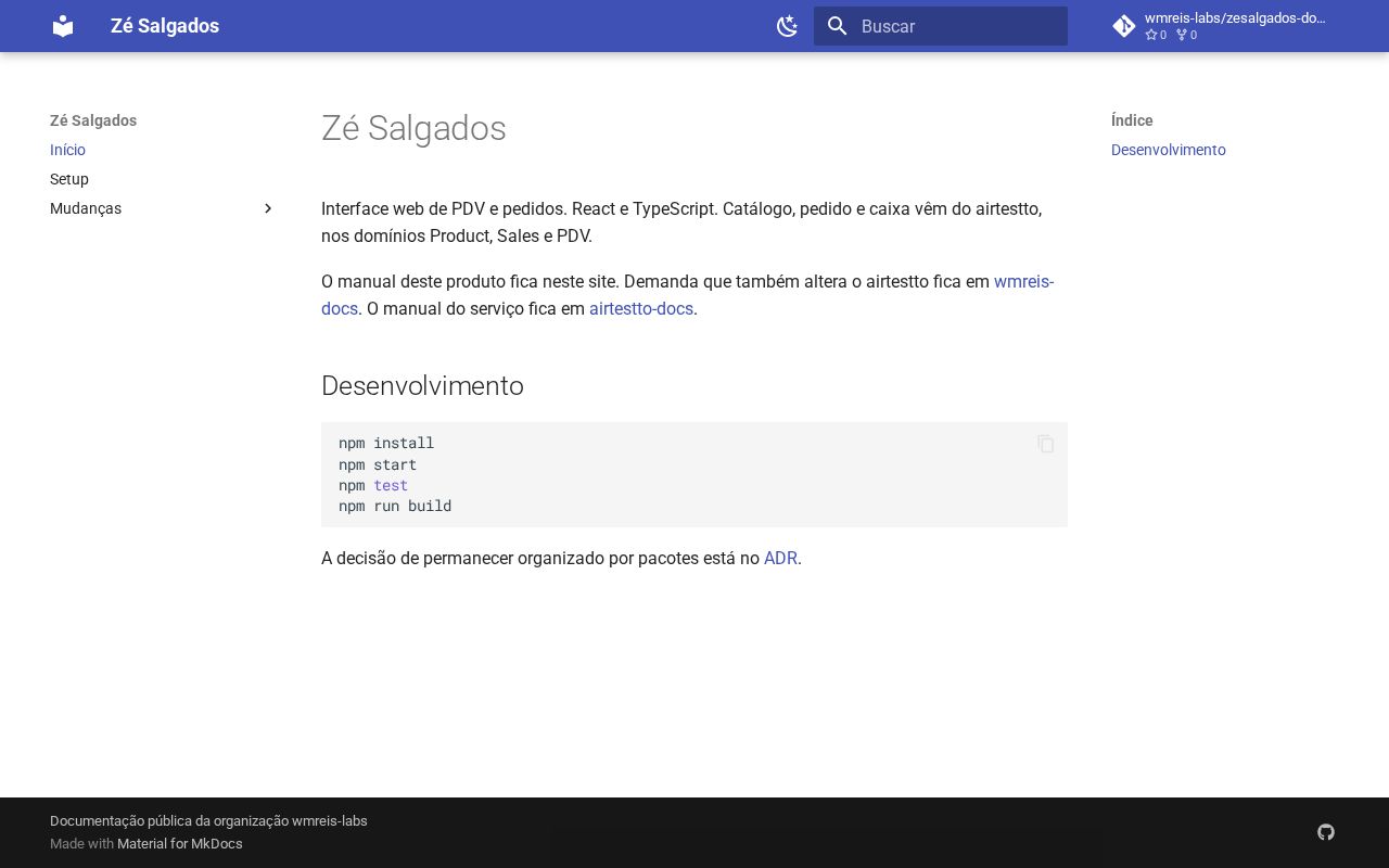 Preview of Zesalgados Docs