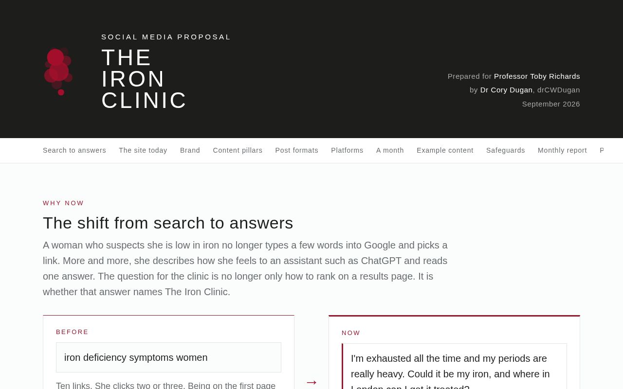 Preview of Iron Clinic Proposal
