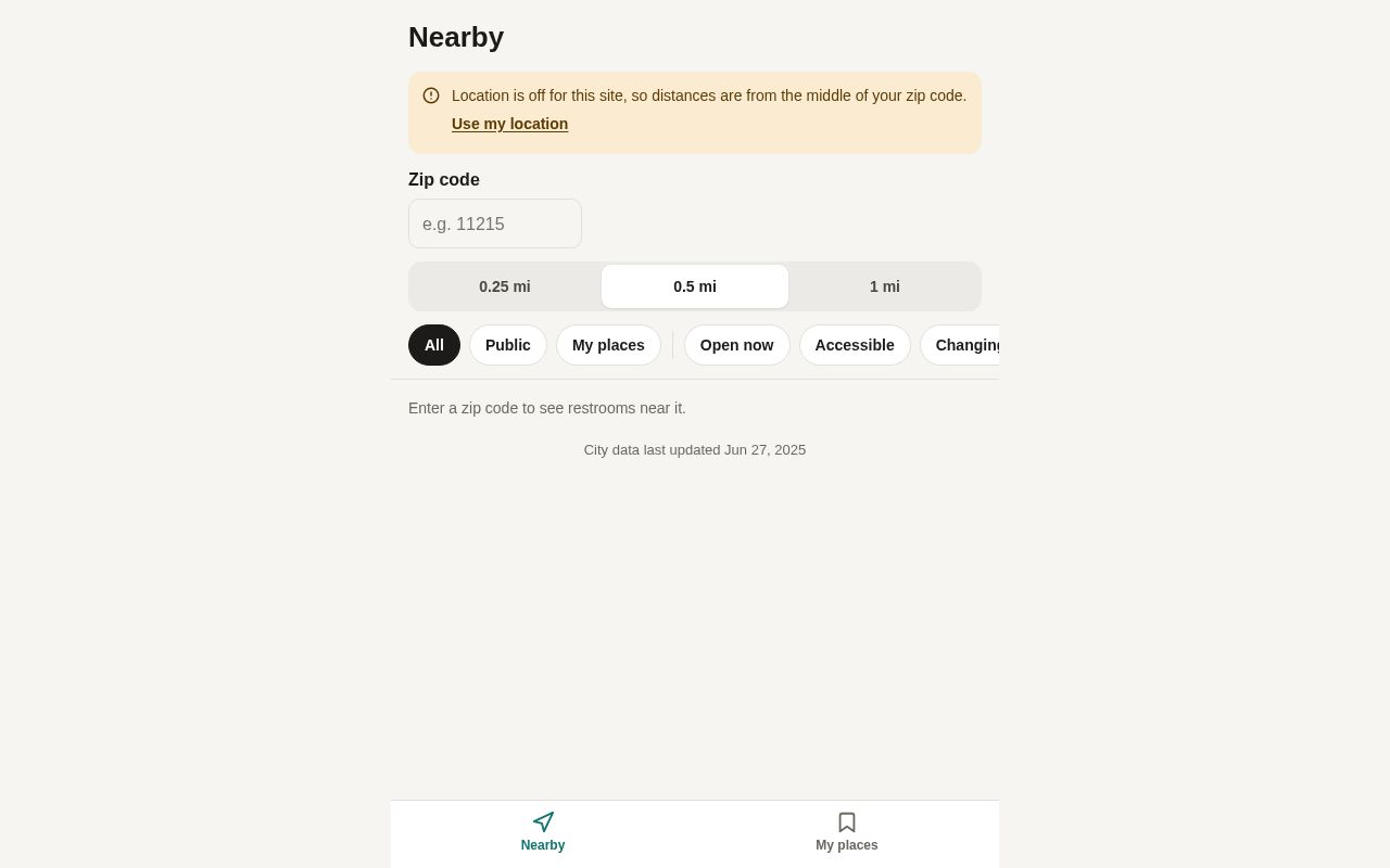 Preview of Bathroom Finder