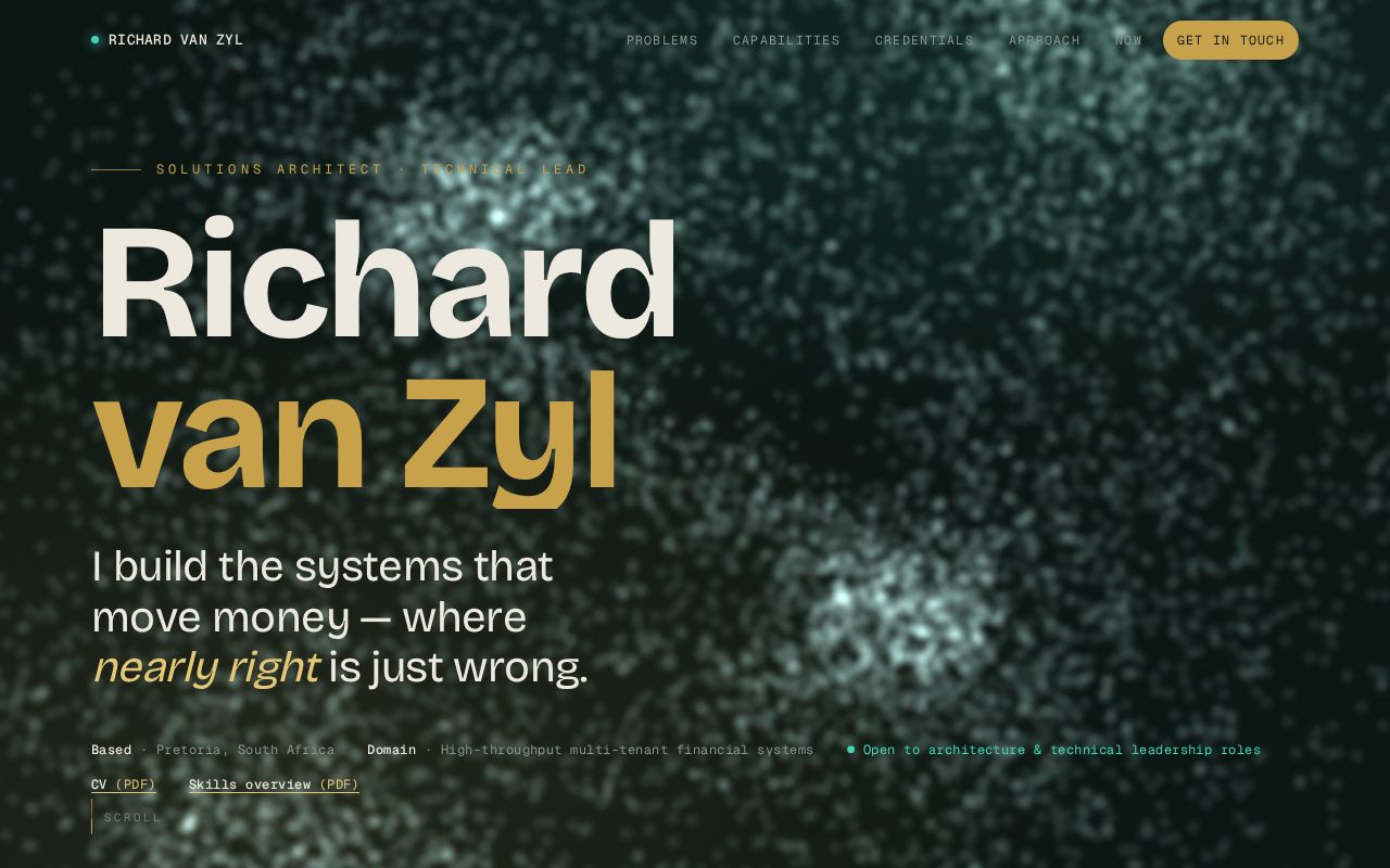 Preview of RichardvZyl Github Io