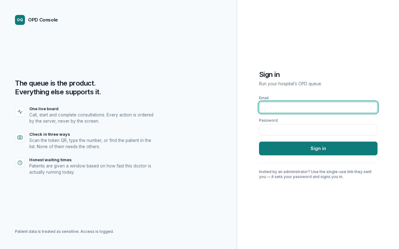 Preview of Opd Queue Platform