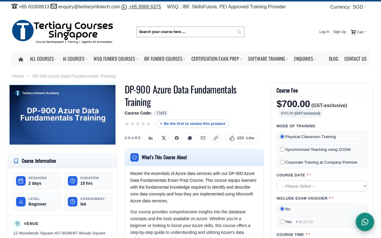 Preview of C1415 DP 900 Azure Data Fundamentals Exam Prep
