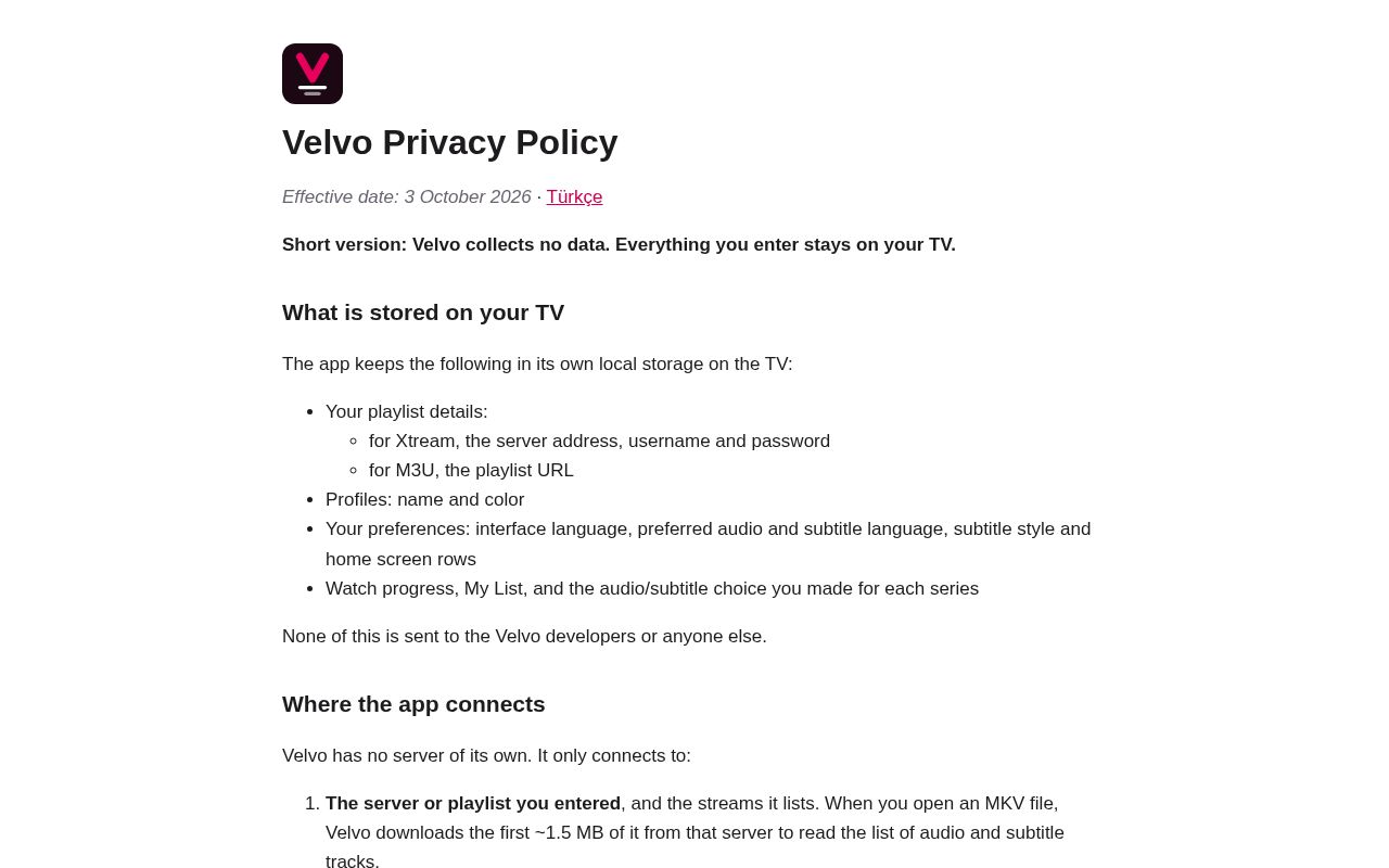 Preview of Velvo