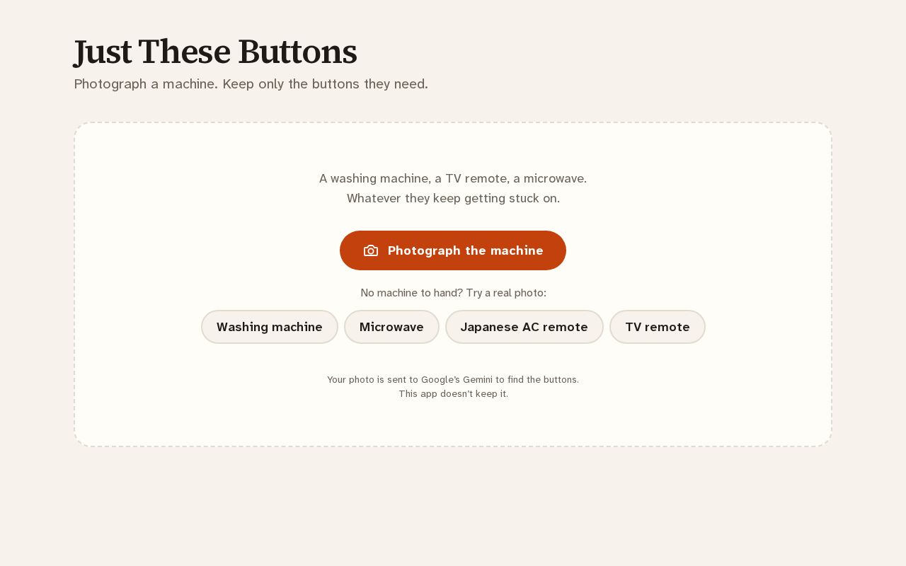 Preview of Just These Buttons