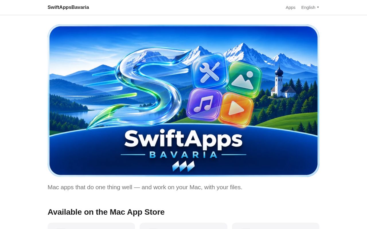 Preview of SwiftAppsBavaria Github Io