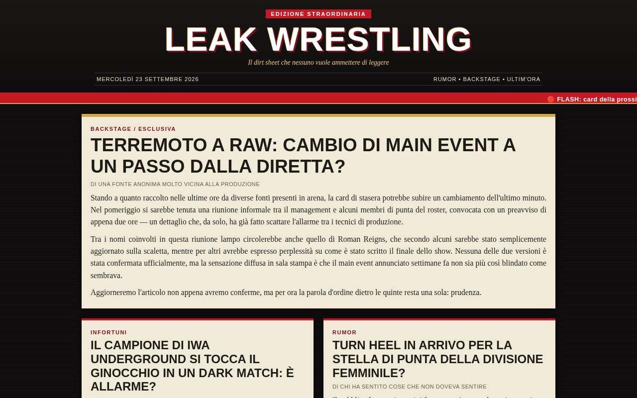 Preview of Leak Wrestling