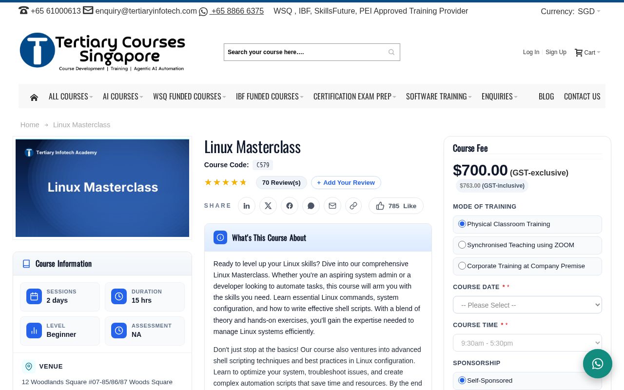 Preview of C579 Linux Masterclass