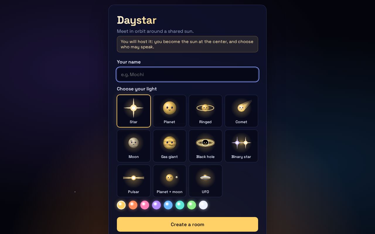 Preview of Daystar