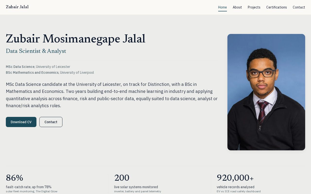 Preview of Zubair Jalal Github Io