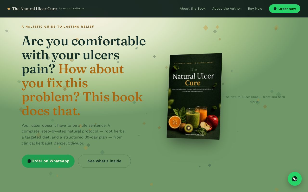 Preview of Ulcers Healing Book Ad