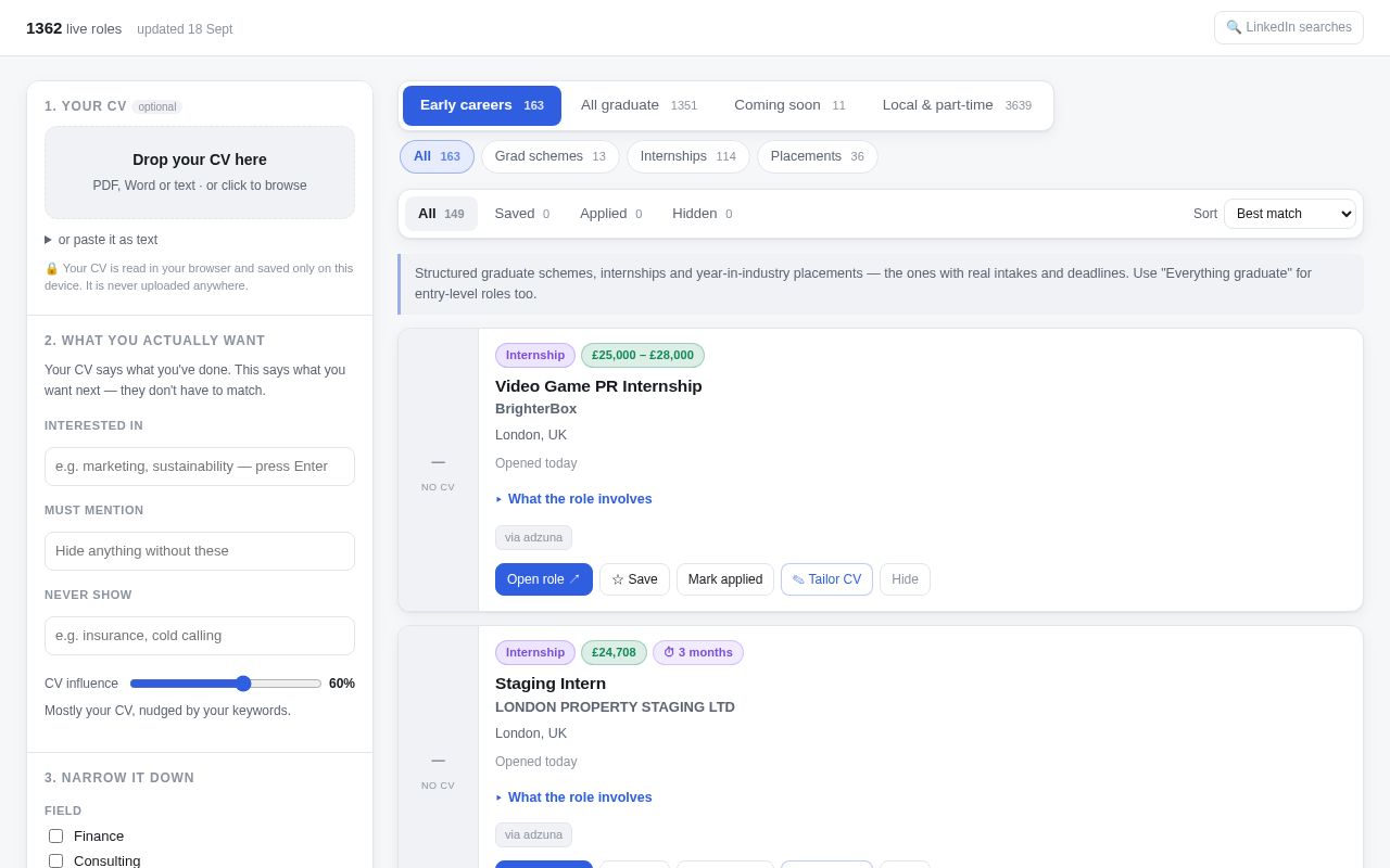 Preview of Job Radar