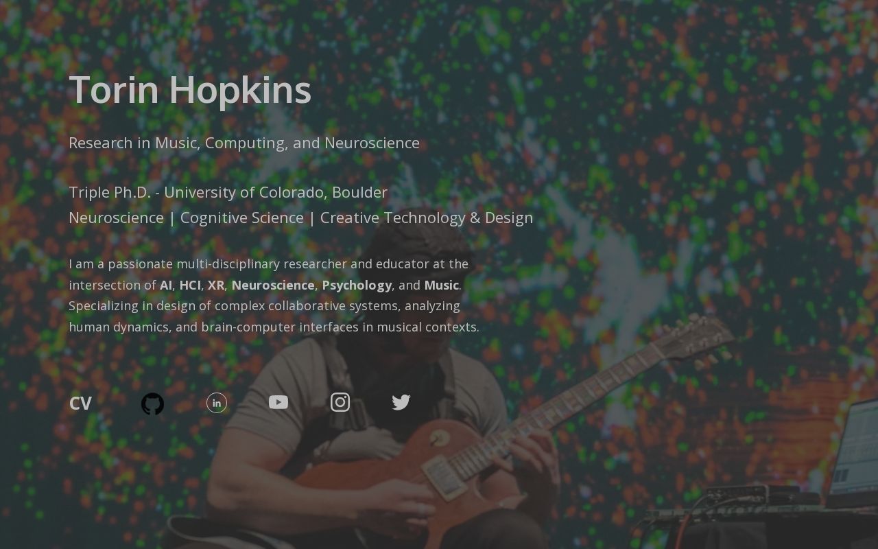 Preview of Website