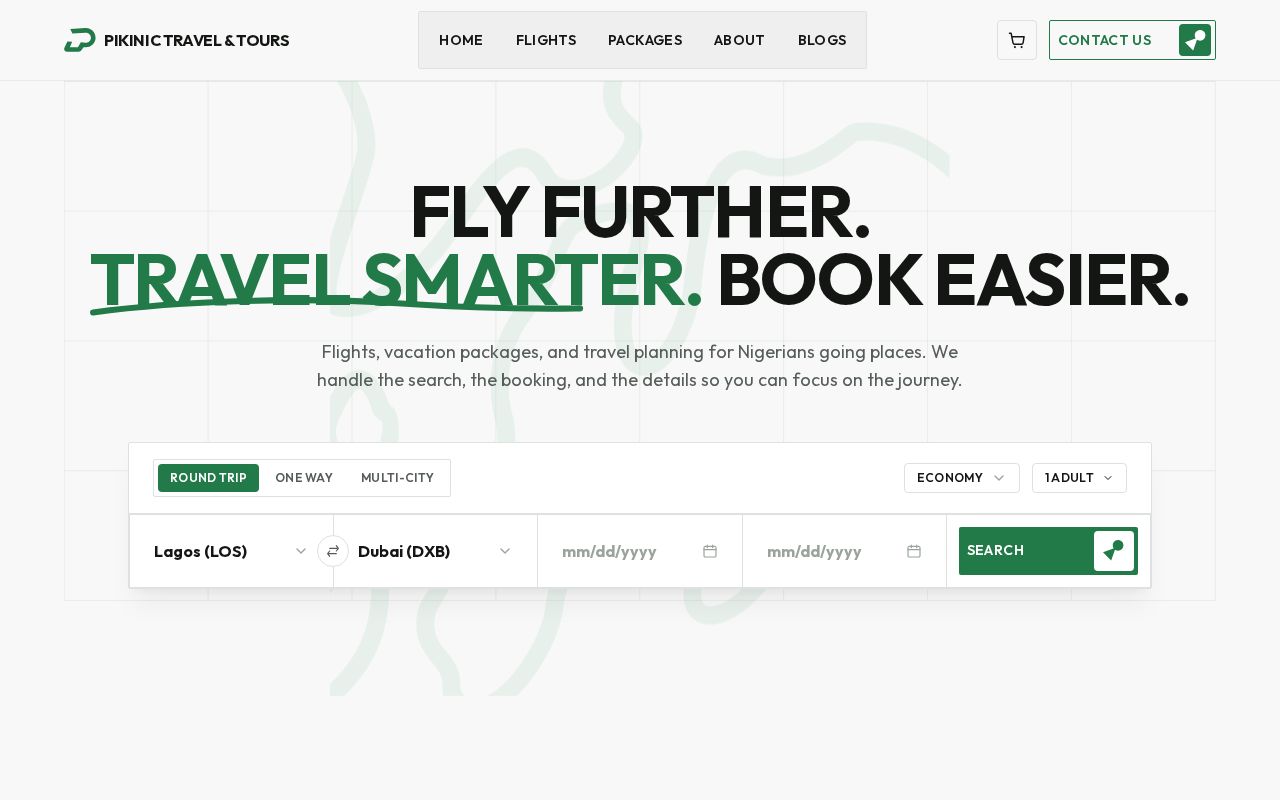 Preview of A website for travels and tour