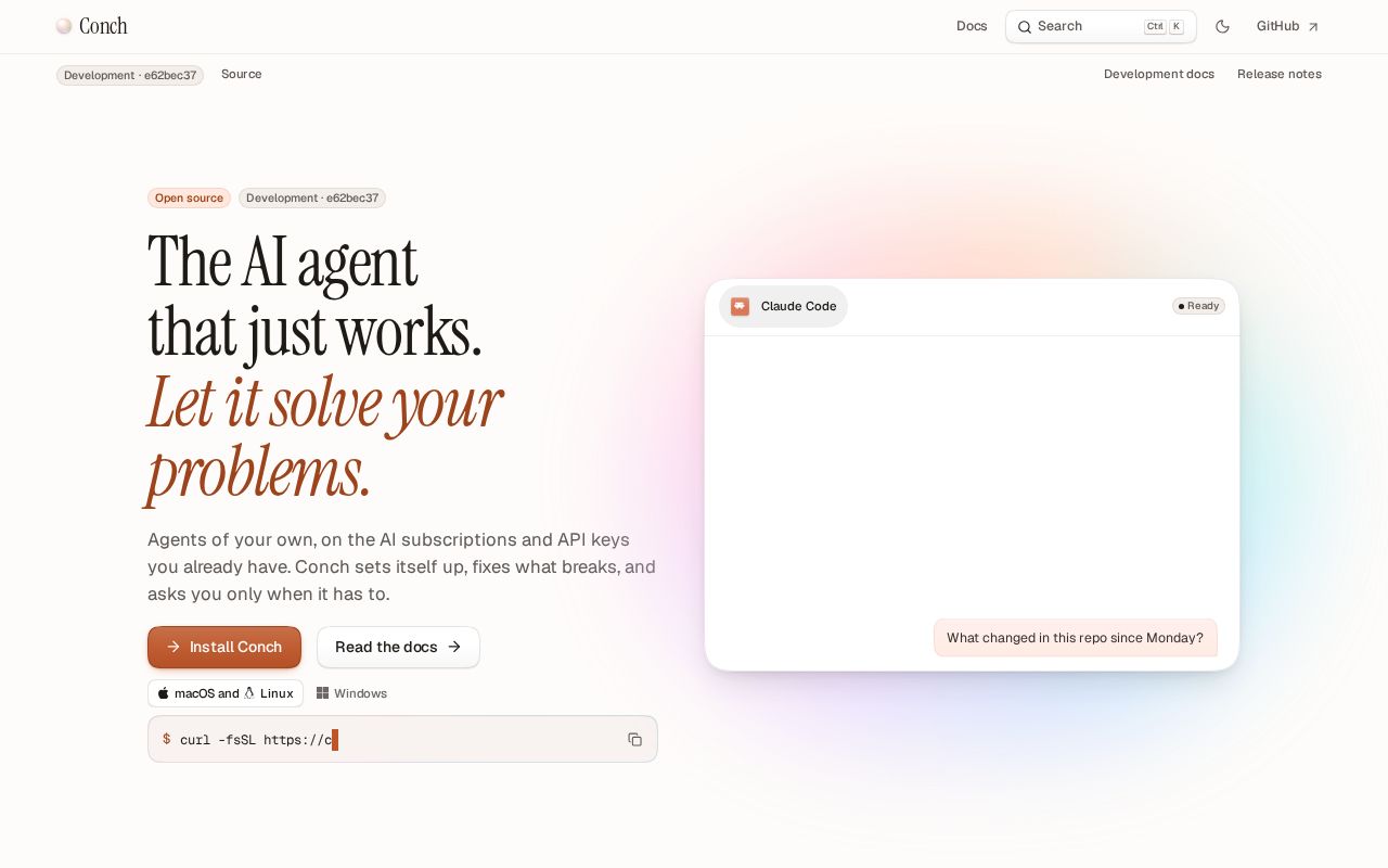 Preview of Conch Agent