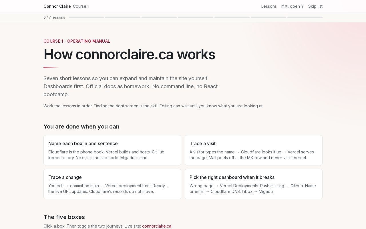 Preview of Connorclaire University Course Module
