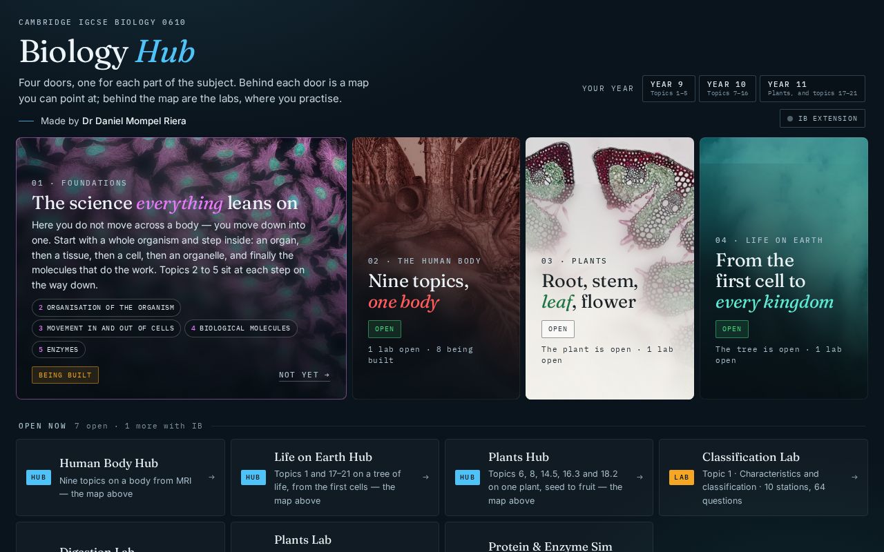 Preview of Igcse Biology Hub