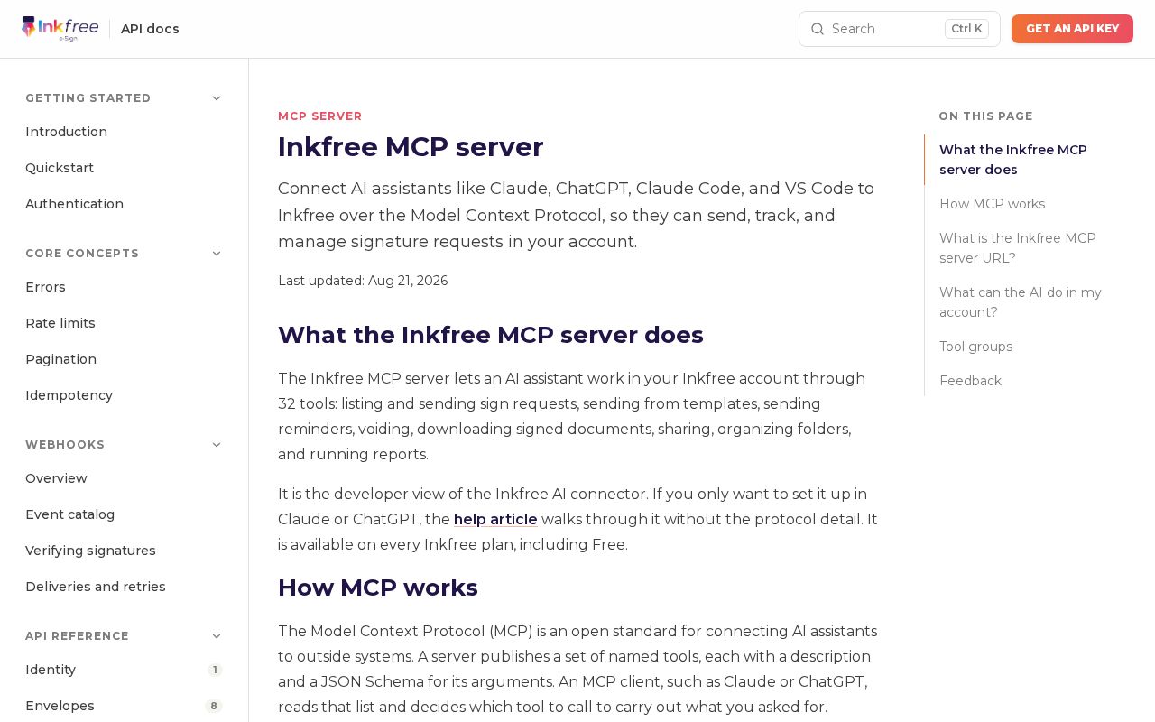 Preview of Inkfree Mcp