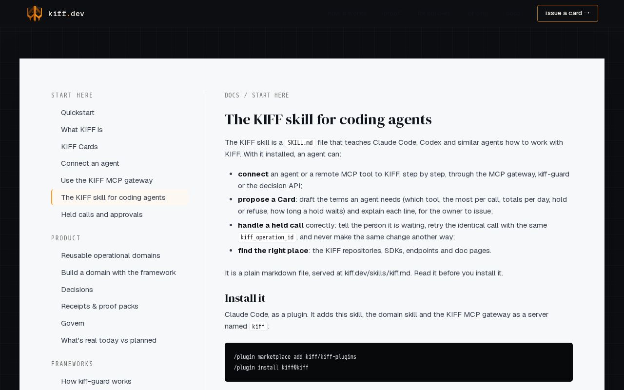 Preview of Kiff Plugins