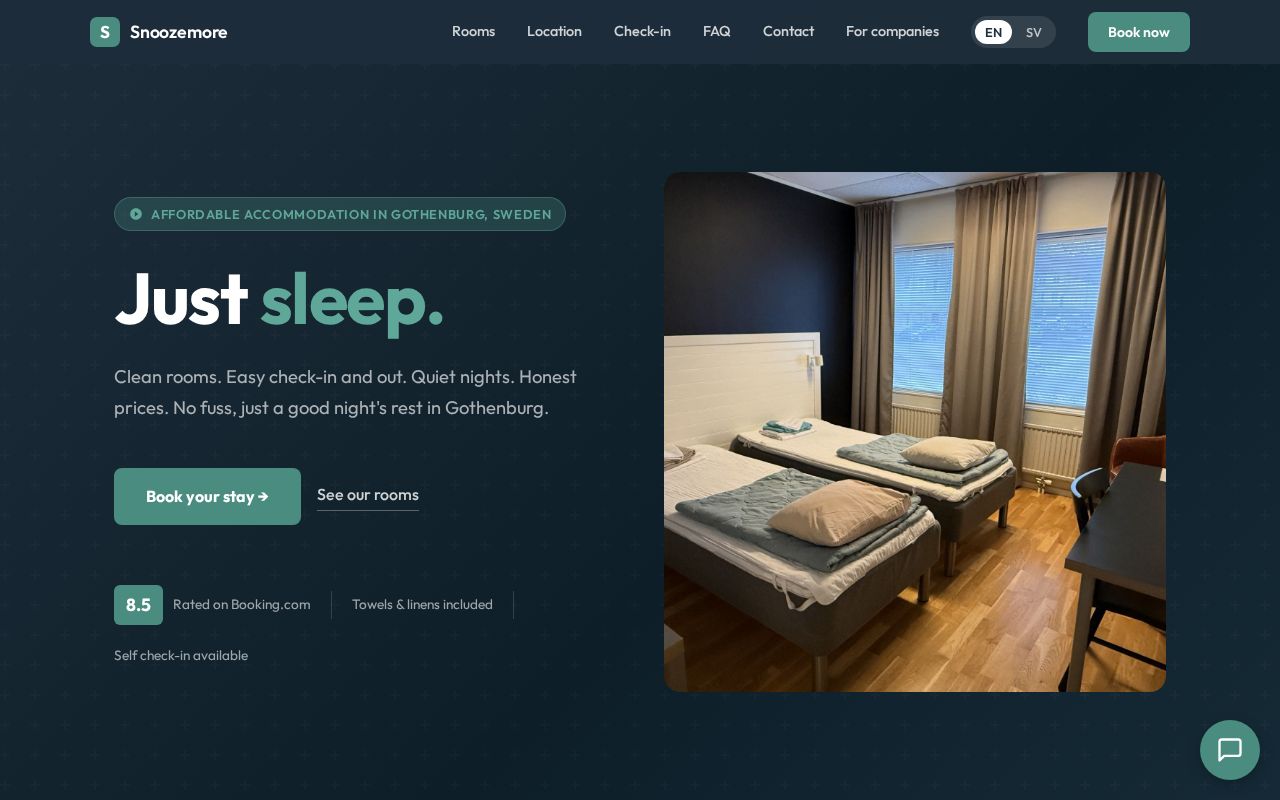 Preview of Snoozemore Hostel Gothenburg, Just sleep.
