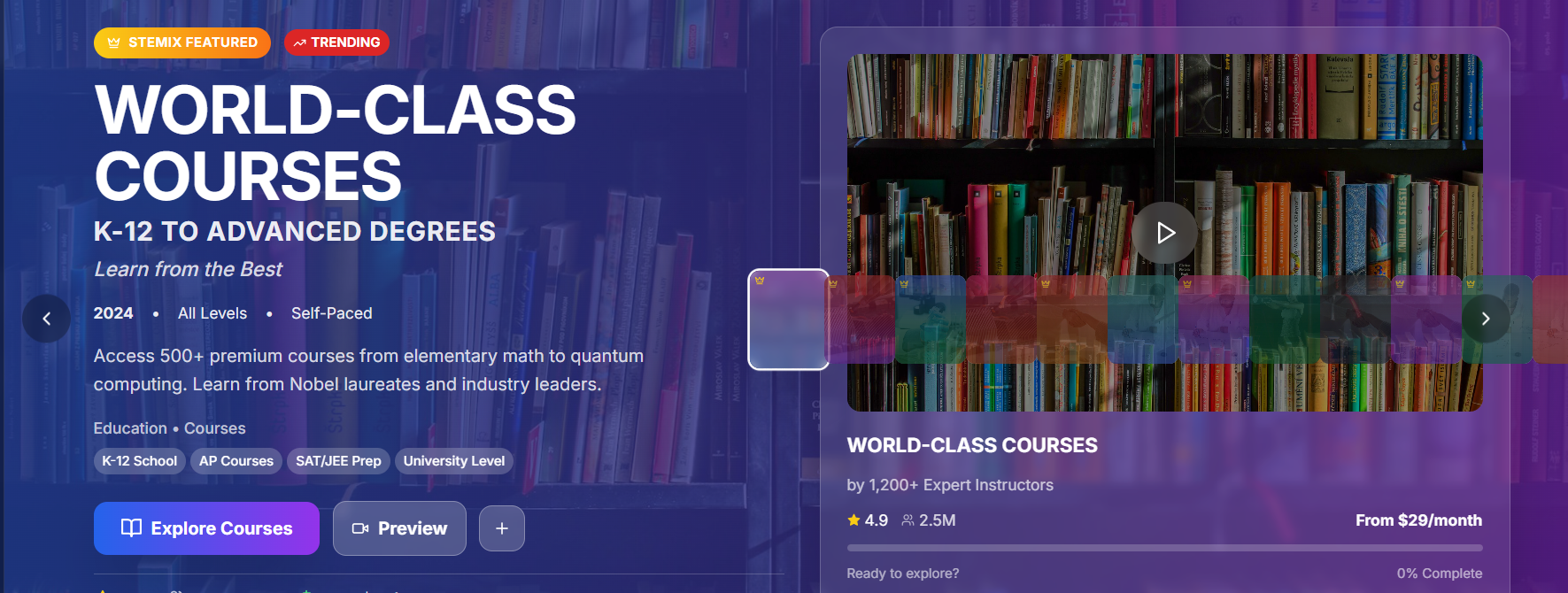 Preview of STEMix-Learn. Evolve. Lead — with STEMix.