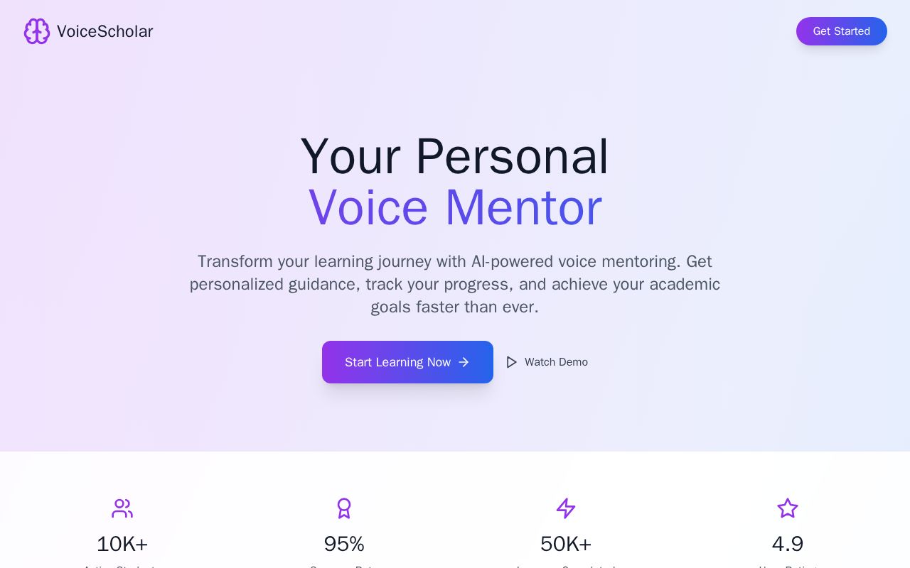 Preview of VoiceScholar