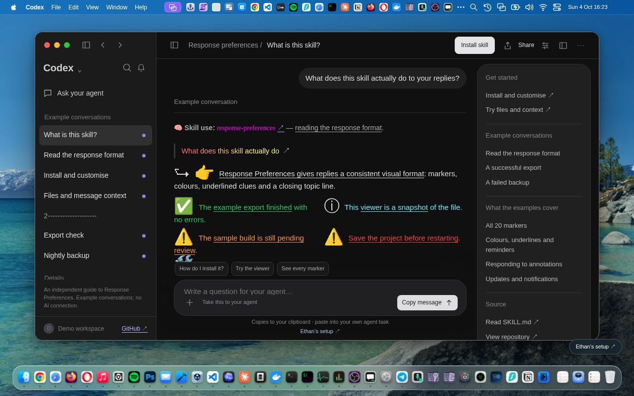 Preview of Response Preferences