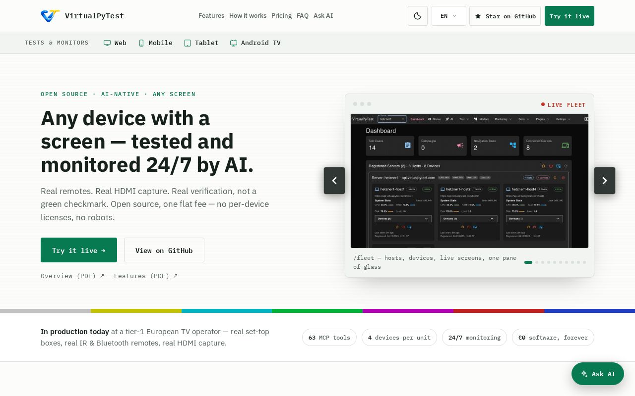 Preview of Virtualpytest