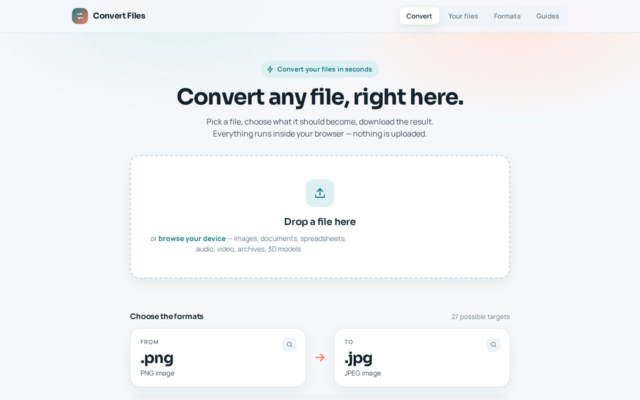 Preview of Free Online File Converter