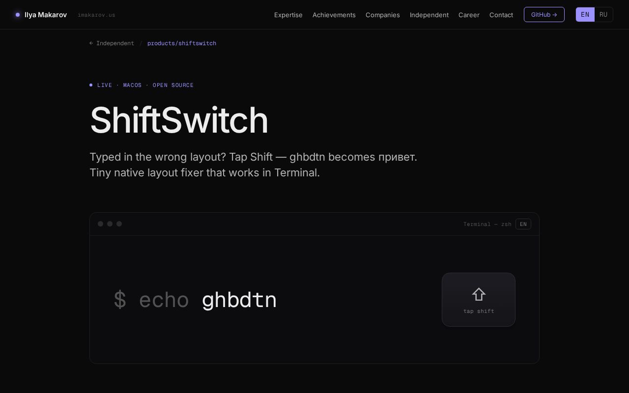 Preview of Shiftswitch
