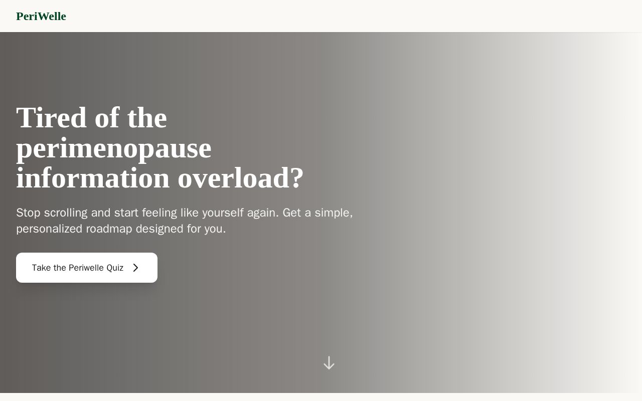 Preview of Perimenopause checker