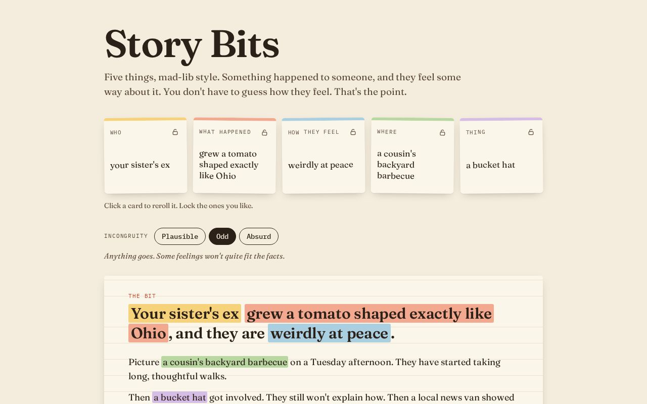 Preview of Story Bits