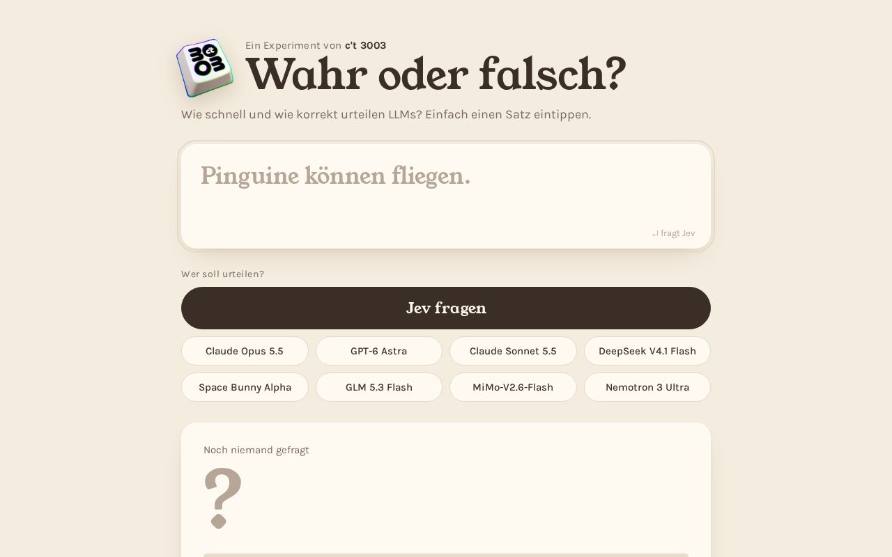 Preview of Wahr oder falsch?
