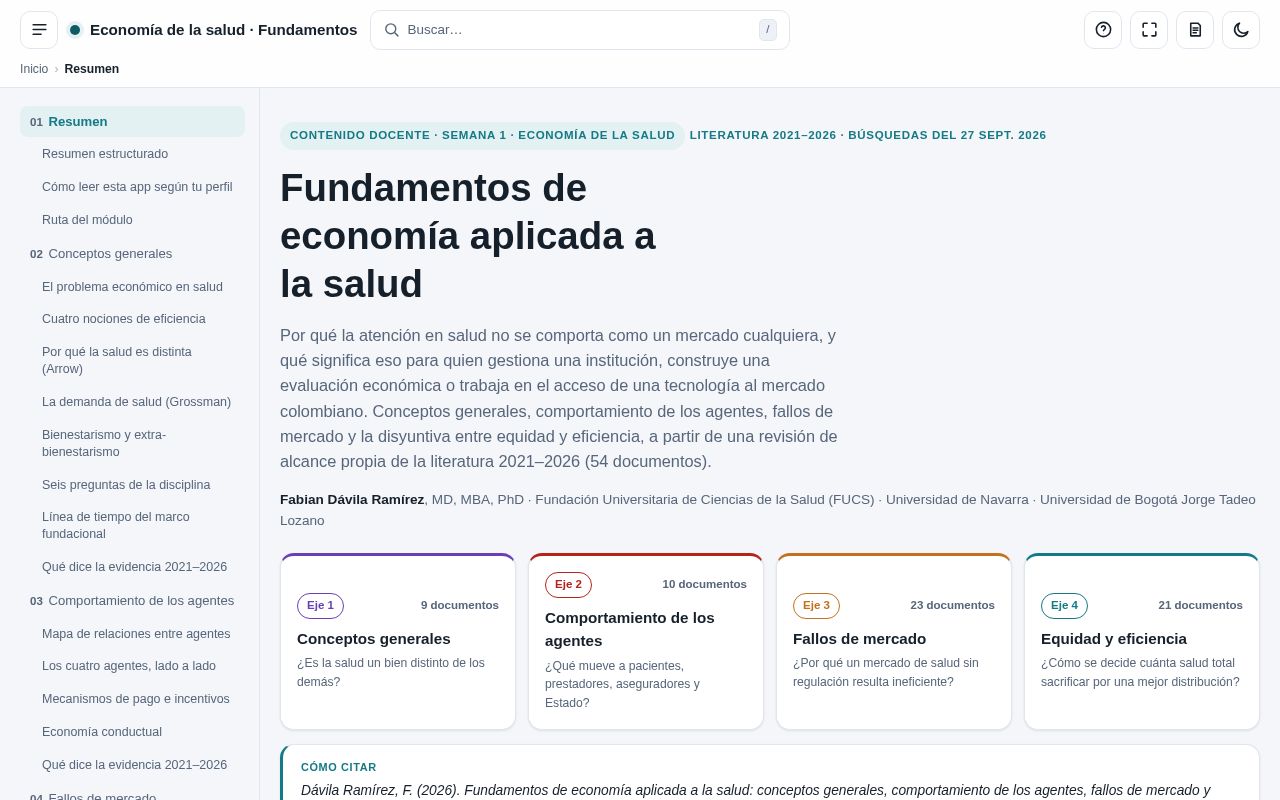 Preview of Fundamentos Economia Salud