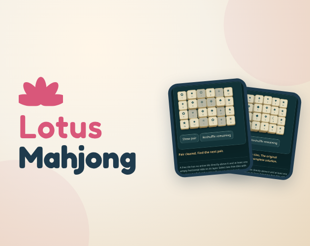Preview of Lotus Mahjong Solitaire