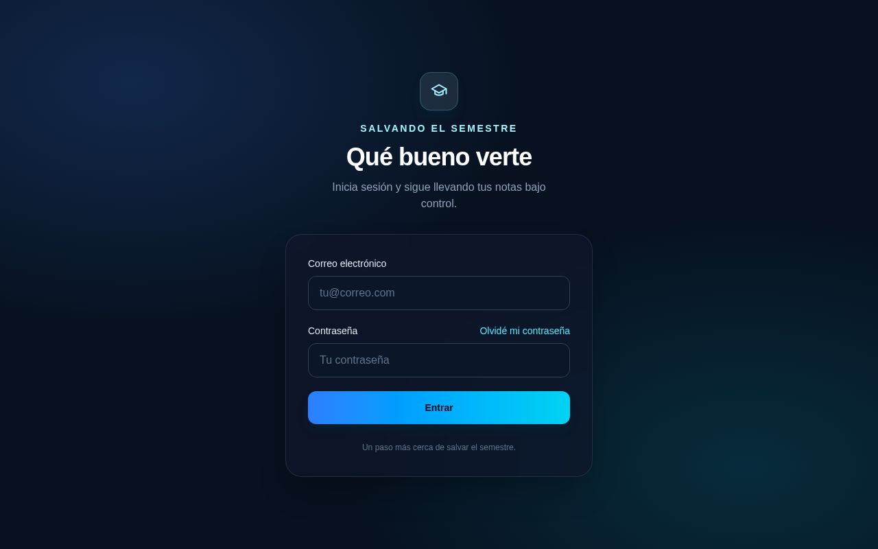 Preview of SalvandoElSemestres