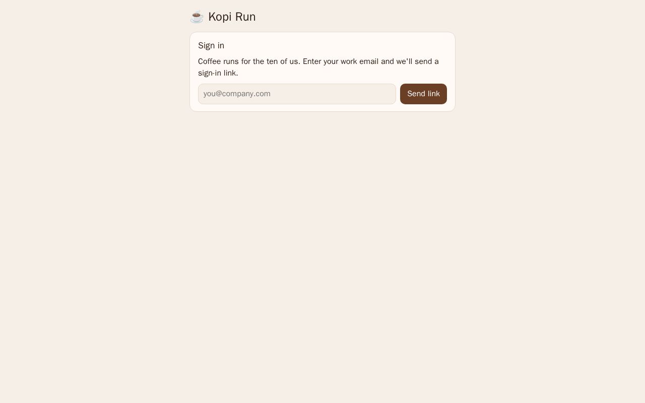 Preview of Kopi Run