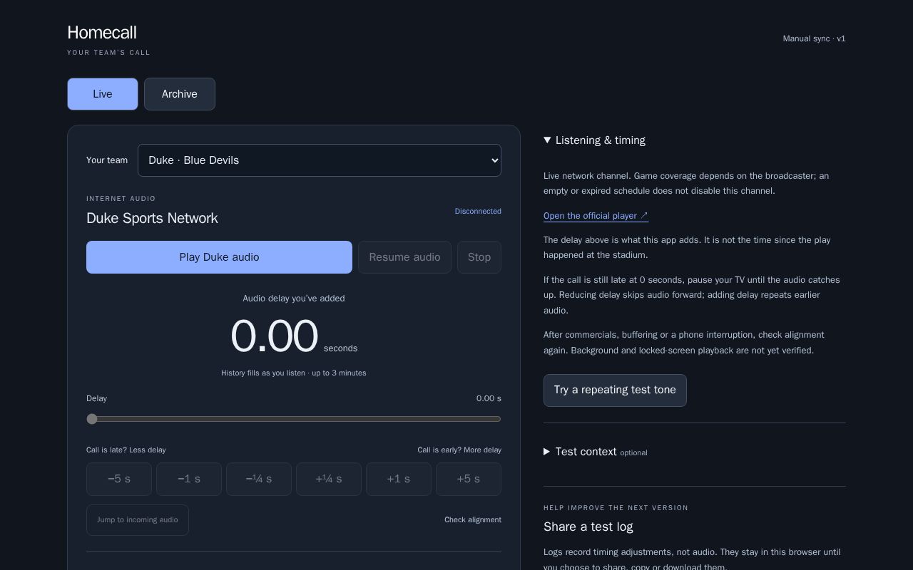Preview of Homecall