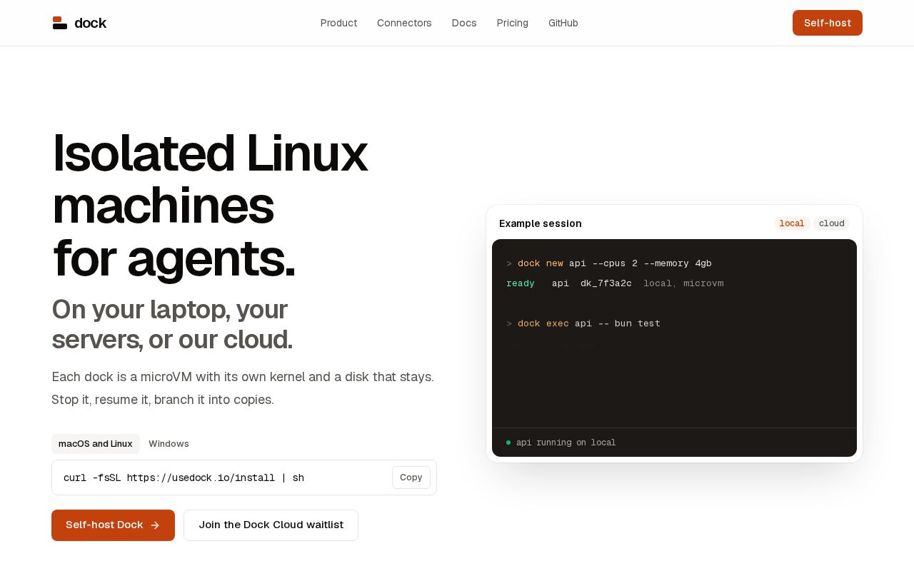 Preview of Docklet