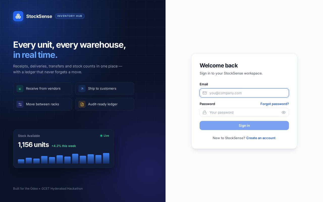 Preview of ODOOxGCET Parallax