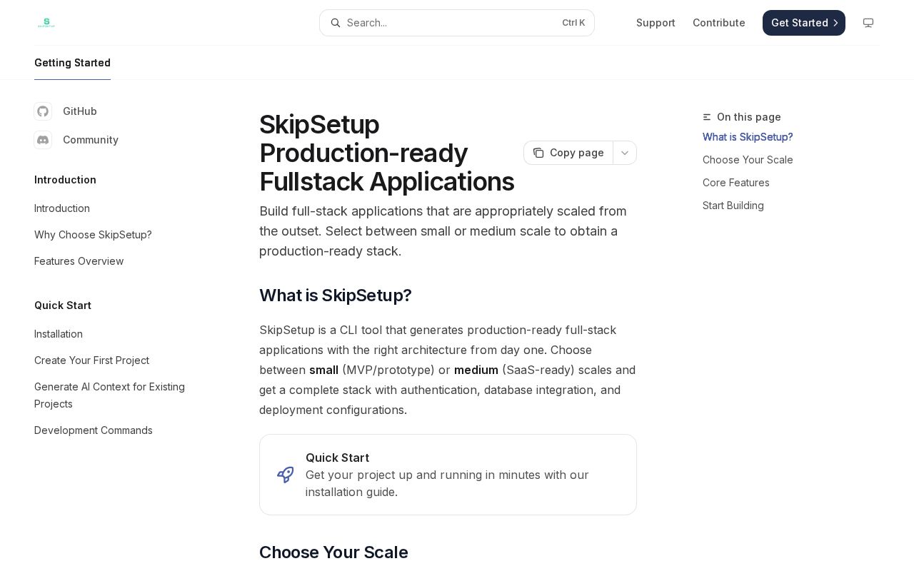 Preview of SkipSetup
