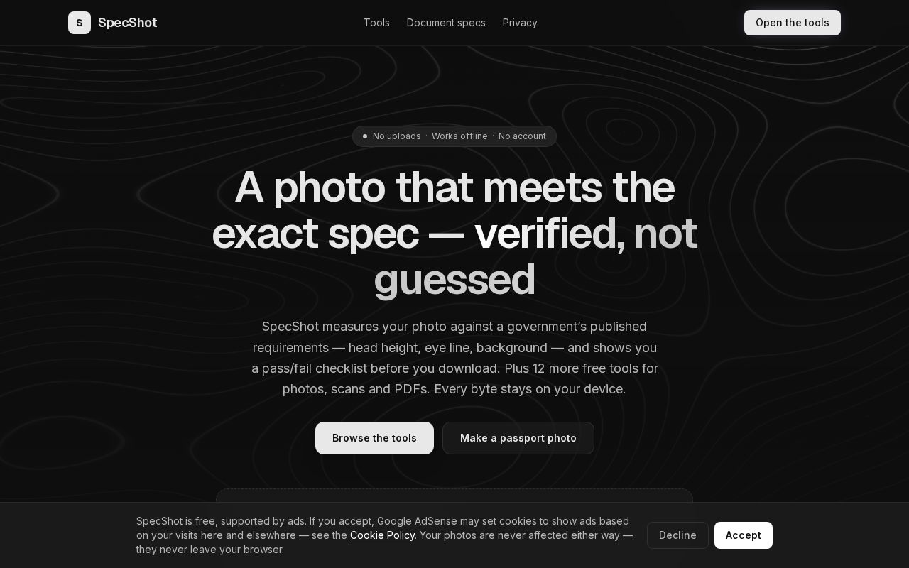 Preview of SpecShot