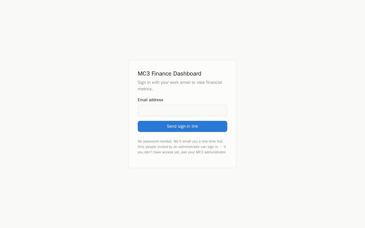 Preview of All things Finance related for MC3