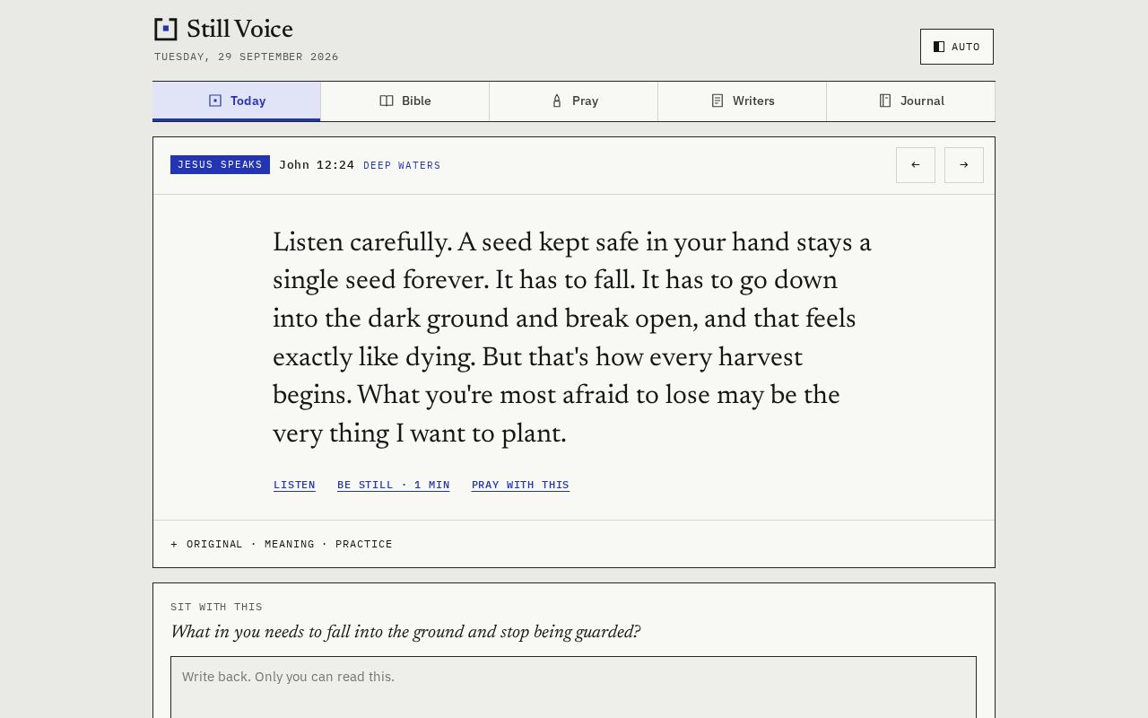 Preview of Still Voice