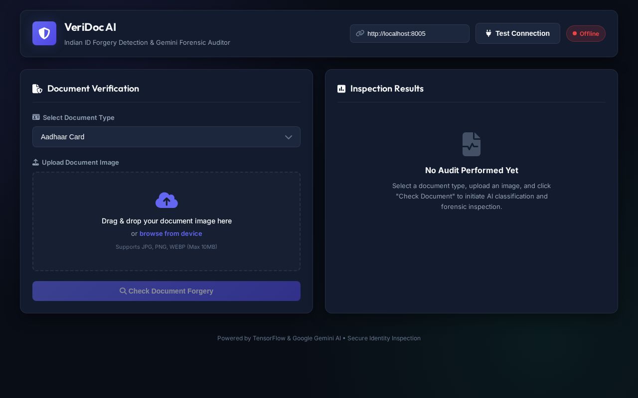 Preview of Indian Id Forgery Detection