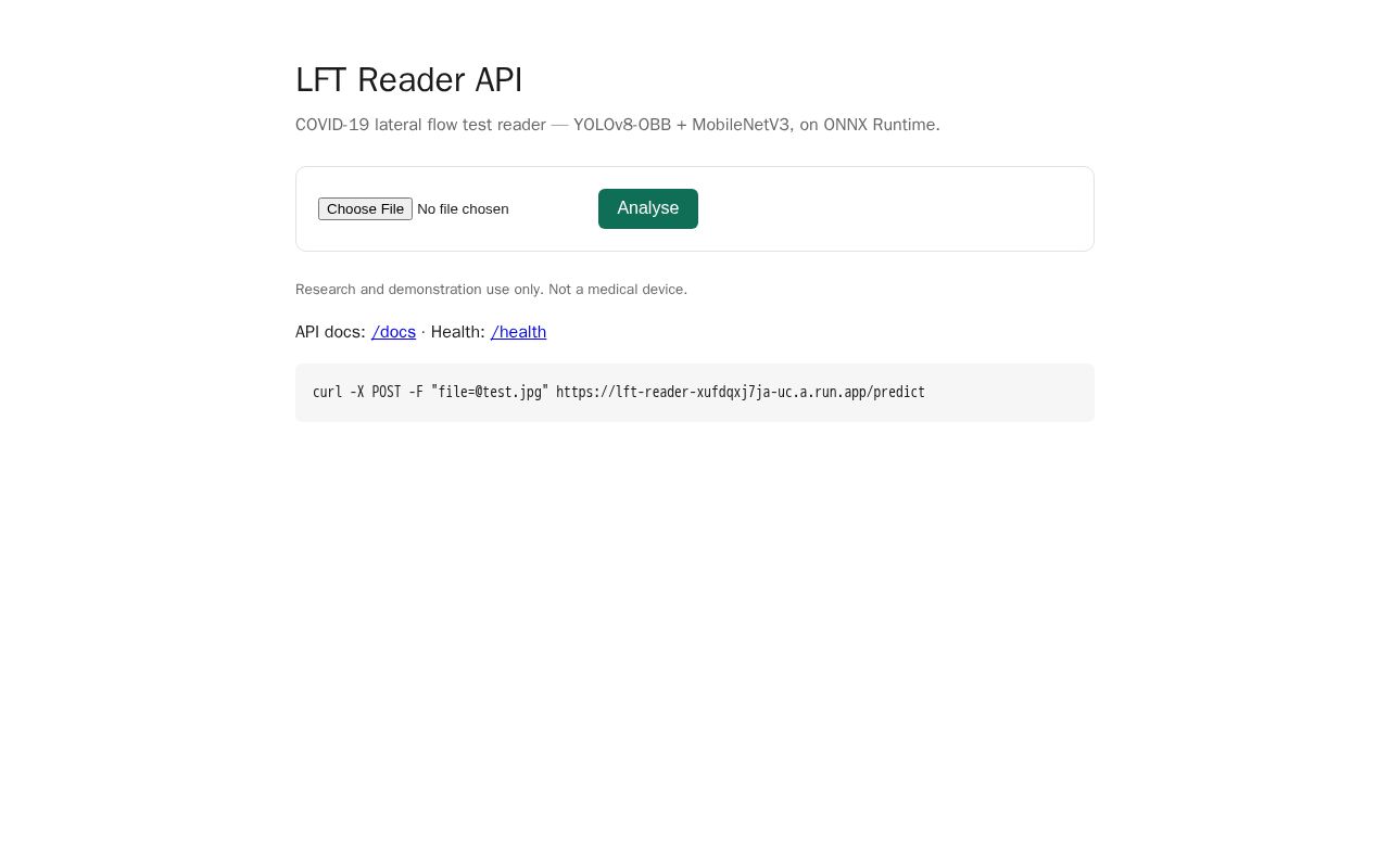 Preview of Lft Reader Api