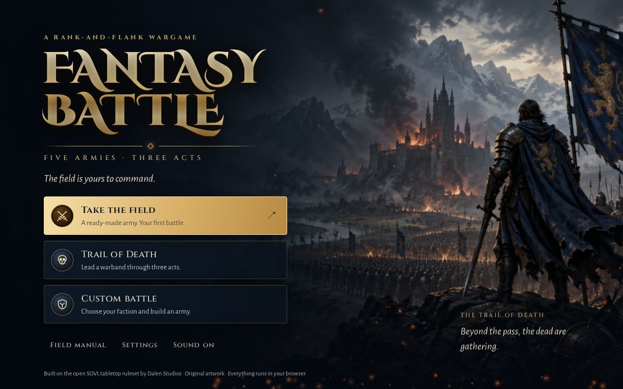 Preview of Fantasy Battle