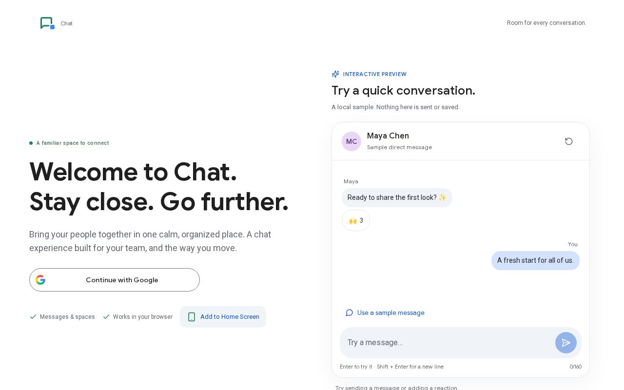 Preview of Tofu Chat